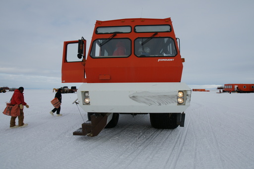 Ivan the Tera Bus - our transport from the airfield to McMurdo itself. (click to enlarge)