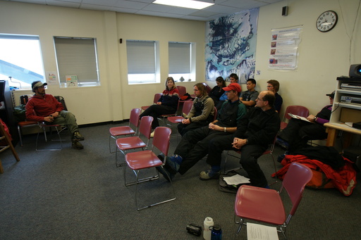 Brian teaching our class. (click to enlarge)
