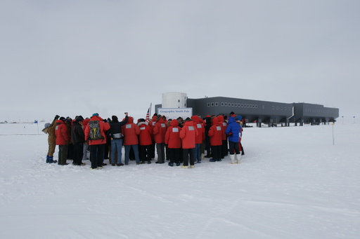 The \'moving the Pole\' ceremony. (click to enlarge)