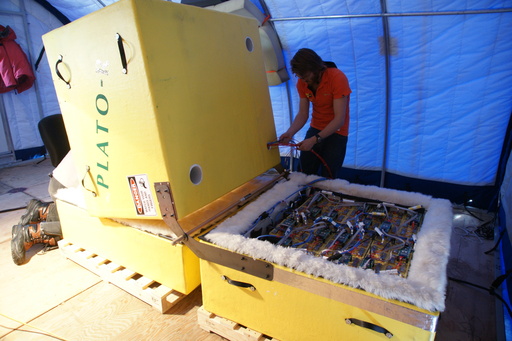 The PLATO-R Instrument Module, almost fully installed. (click to enlarge)