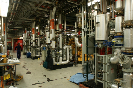 The diesel power plant. (click to enlarge)