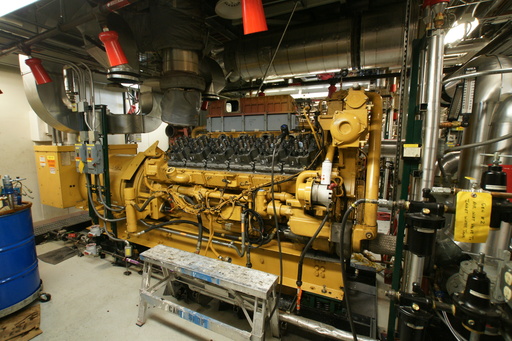 Engine number two undergoing routine maintenance. (click to enlarge)