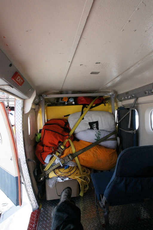 About 1 tonne of cargo, but still plenty of room for passengers. (click to enlarge)